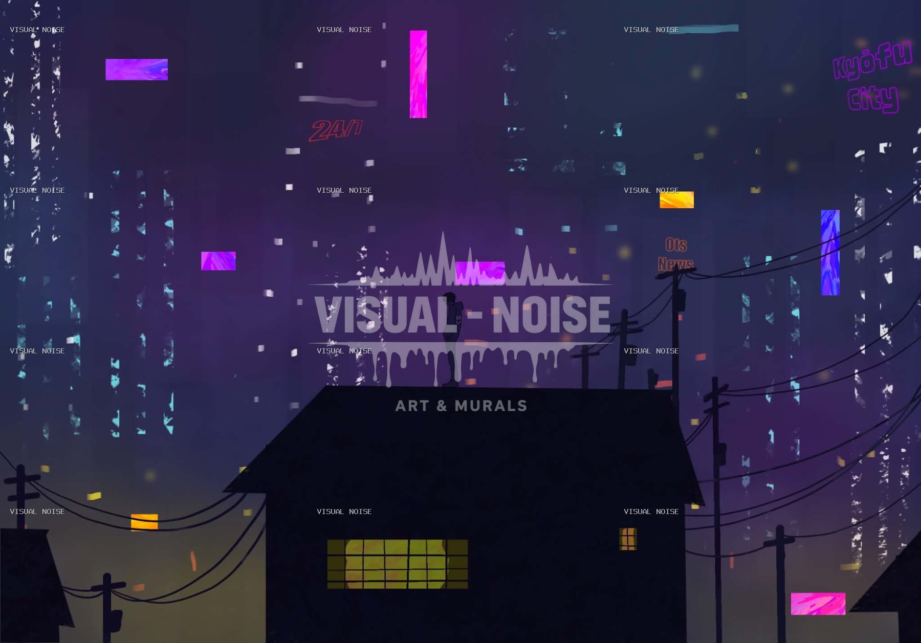 Kyofu City — Visual Noise artwork